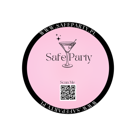 Jednorazowa naklejka chroniąca drink